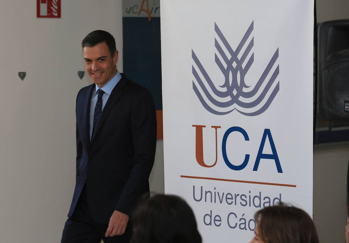 Las fotos de la visita de Pedro Sánchez a Cádiz