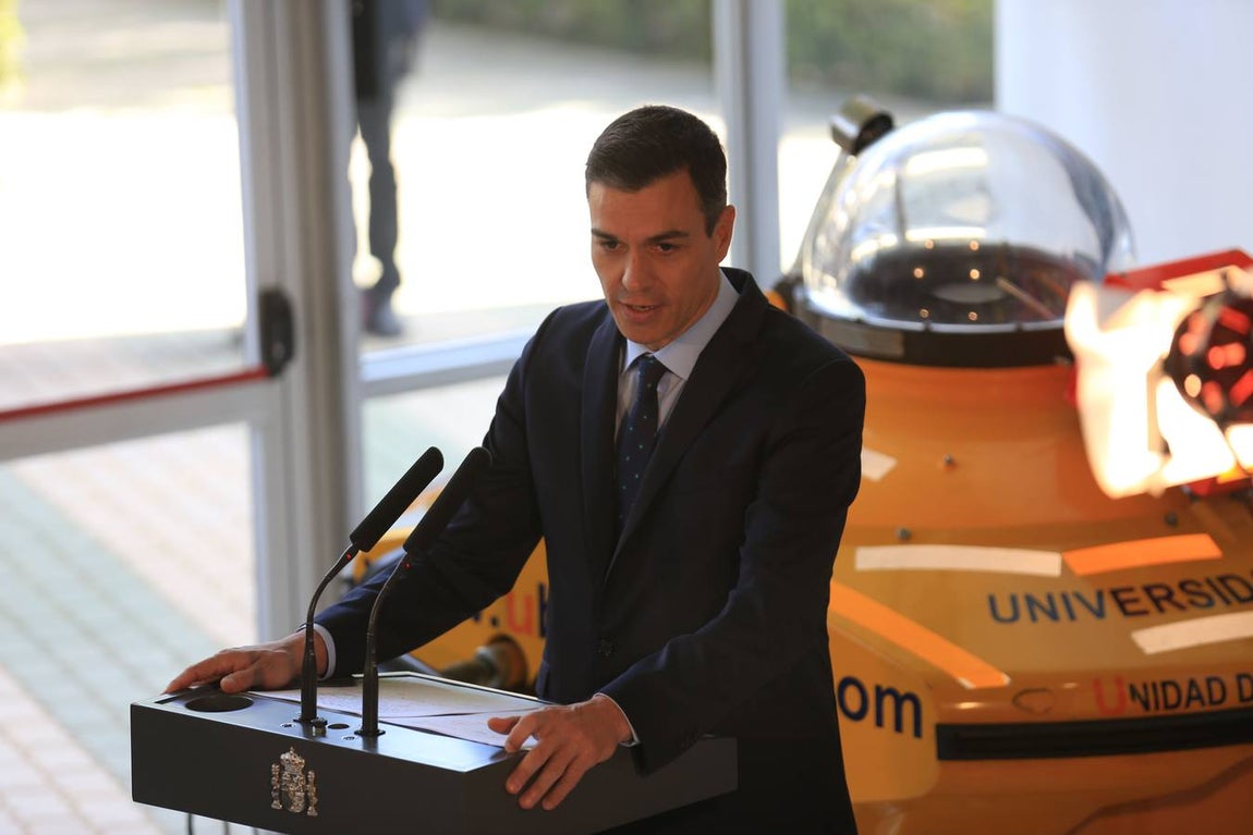 Las fotos de la visita de Pedro Sánchez a Cádiz