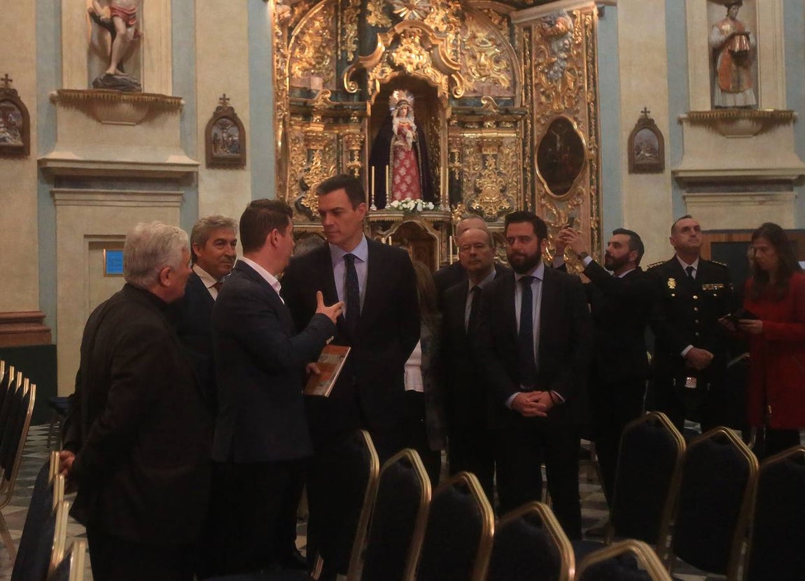 Las fotos de la visita de Pedro Sánchez a Cádiz