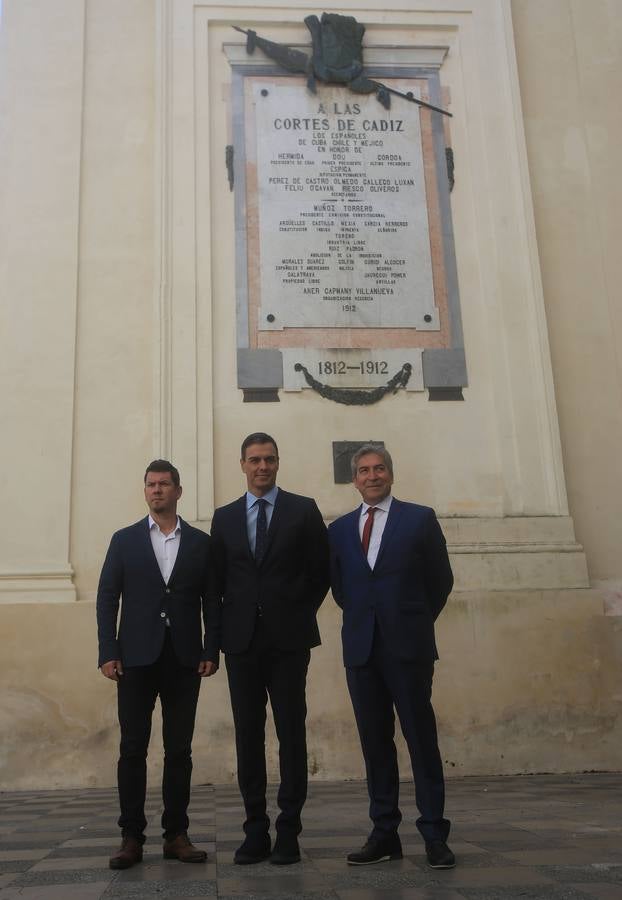 Las fotos de la visita de Pedro Sánchez a Cádiz