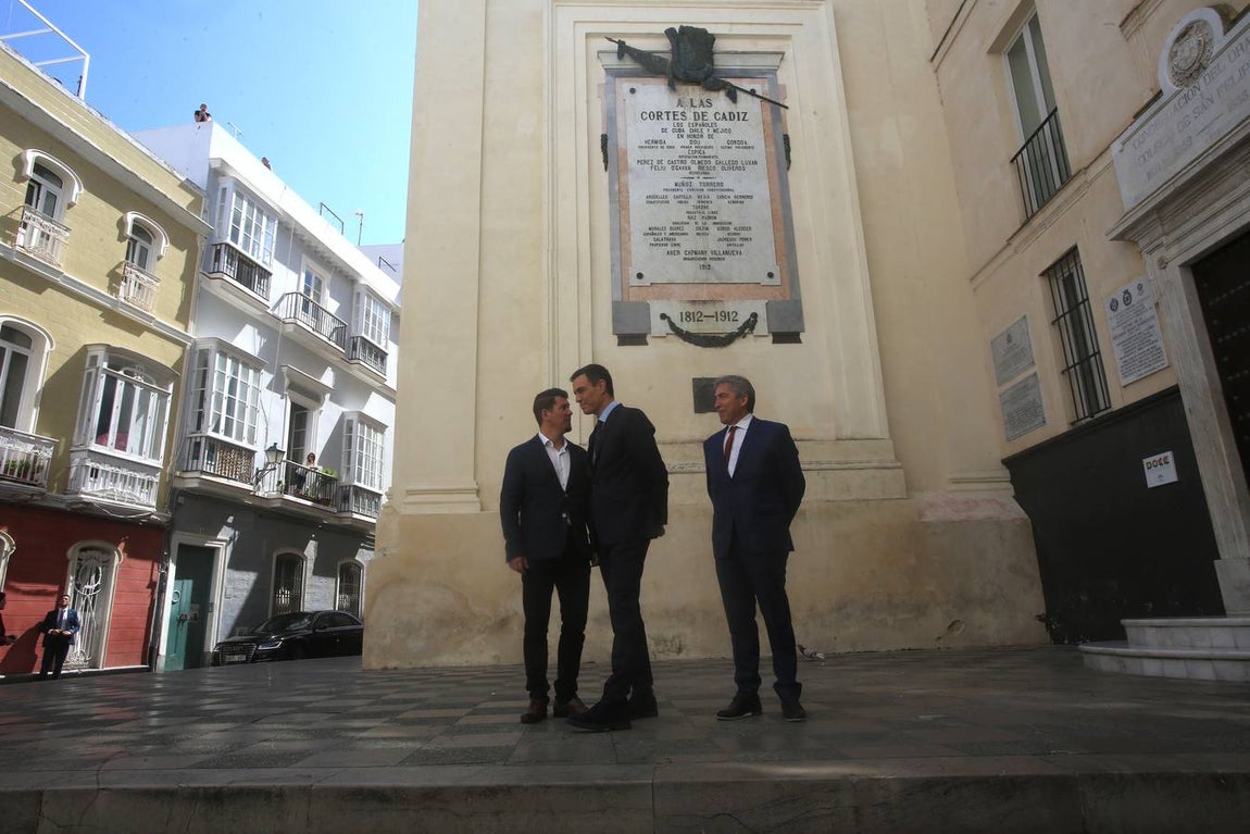 Las fotos de la visita de Pedro Sánchez a Cádiz