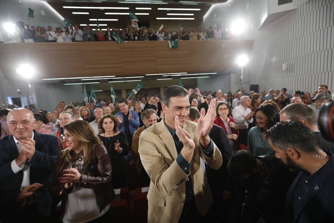 El mitin de Pedro Sánchez en Córdoba, en imágenes