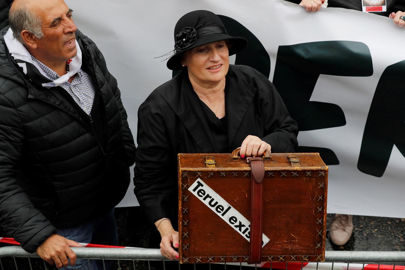 En imágenes: La manifestación contra la despoblación rural en España