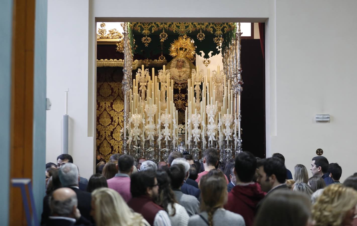 El nuevo palio de la Esperanza del Valle de Córdoba, en imágenes