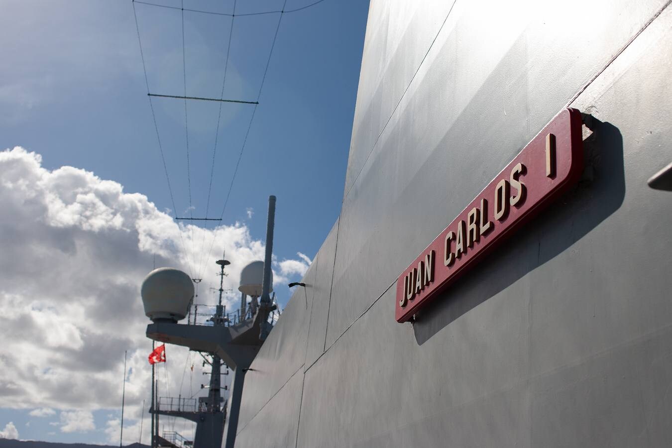 Fin de semana de puertas abiertas en el buque «Juan Carlos I»