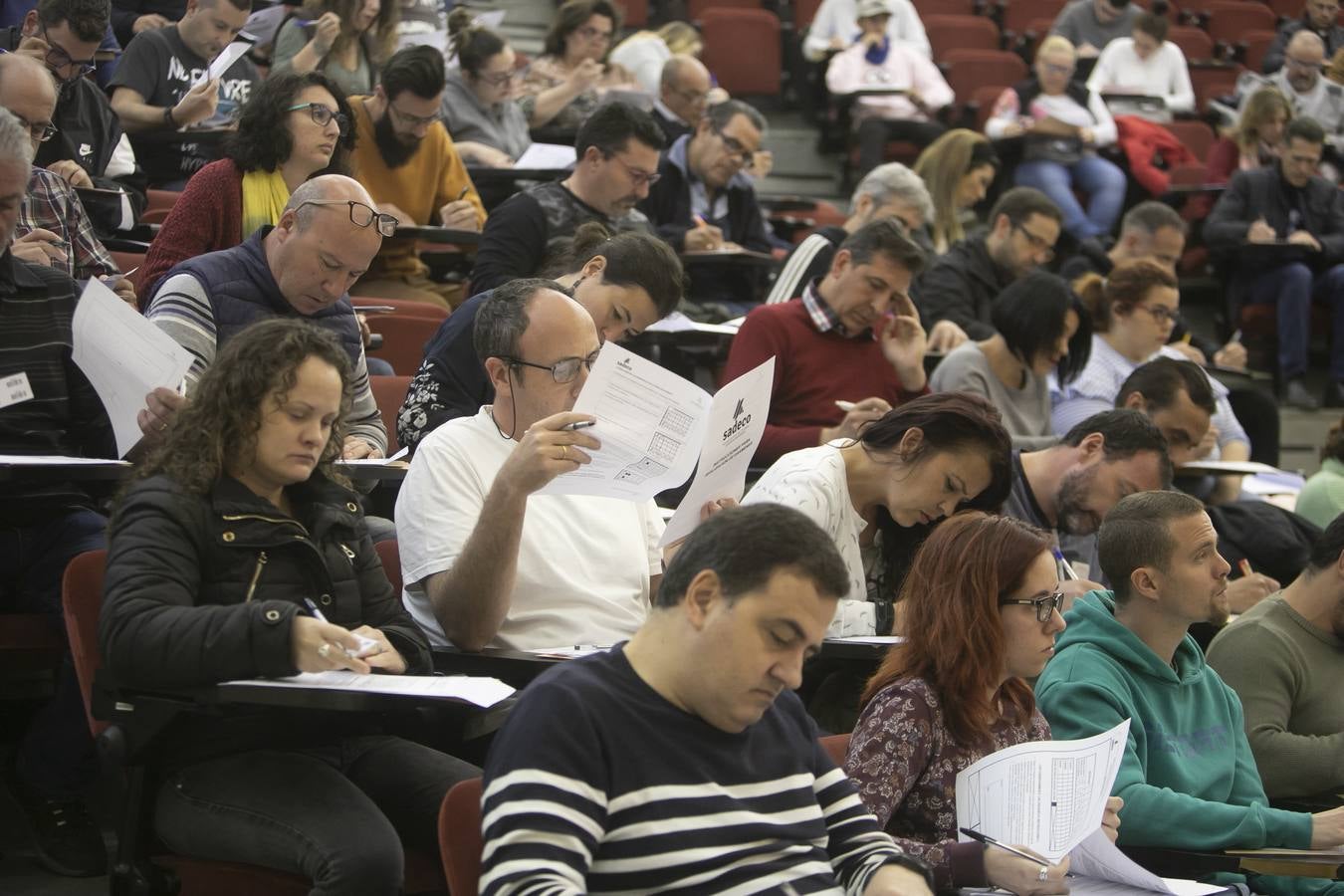 Las oposiciones a Sadeco en el Campus de Rabanales, en imágenes