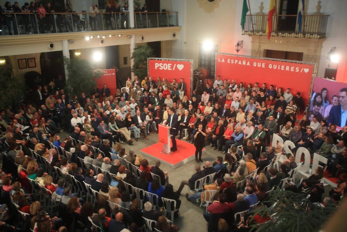 Las imágenes de Pedro Sánchez en Jerez