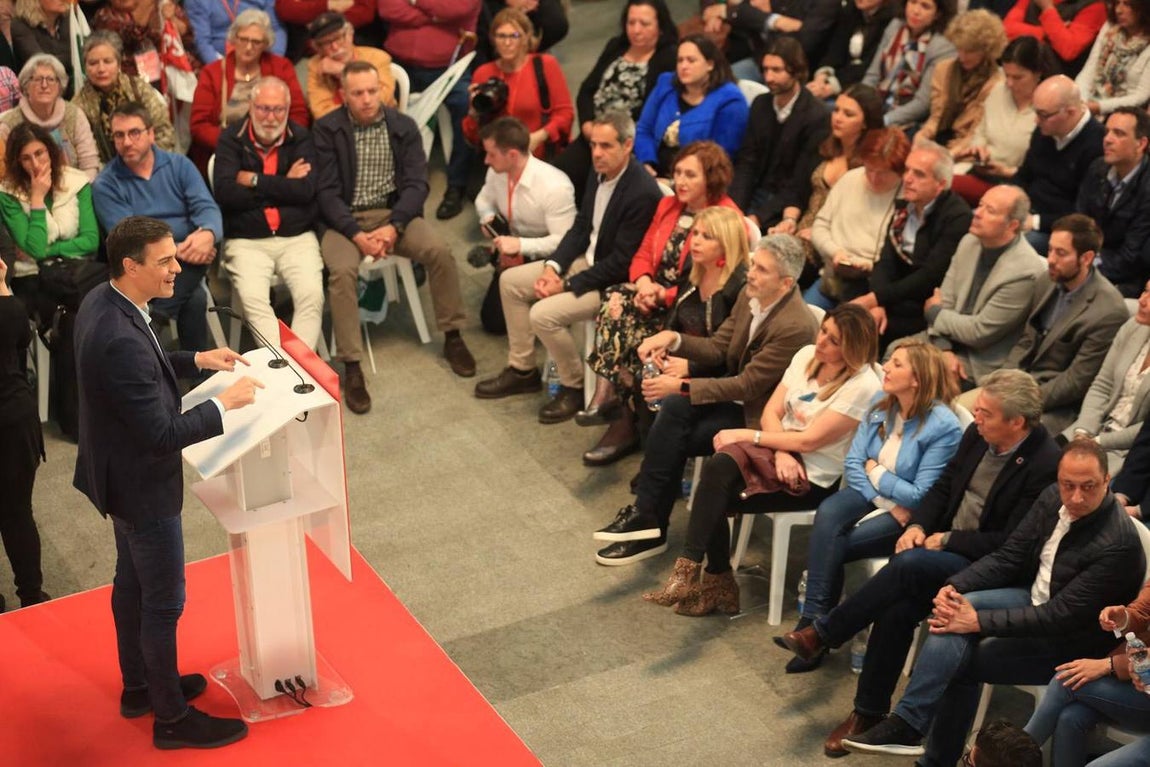 Las imágenes de Pedro Sánchez en Jerez