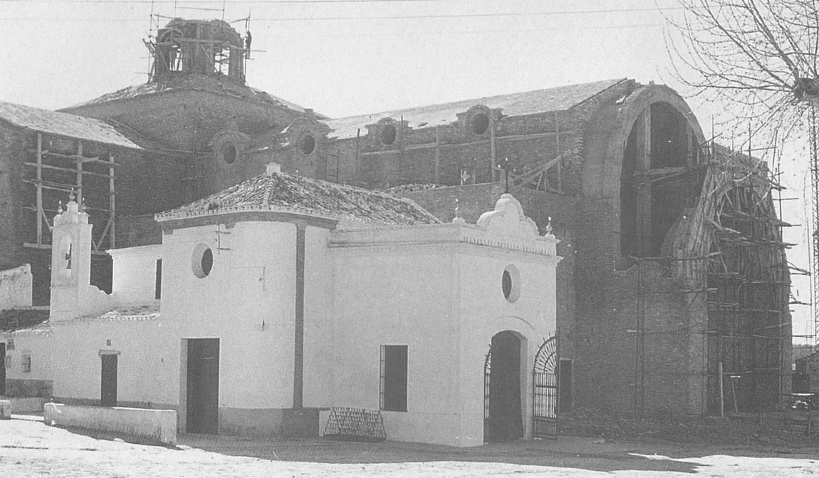 Las imágenes de la ermita de El Rocío en construcción, hace ahora 50 años