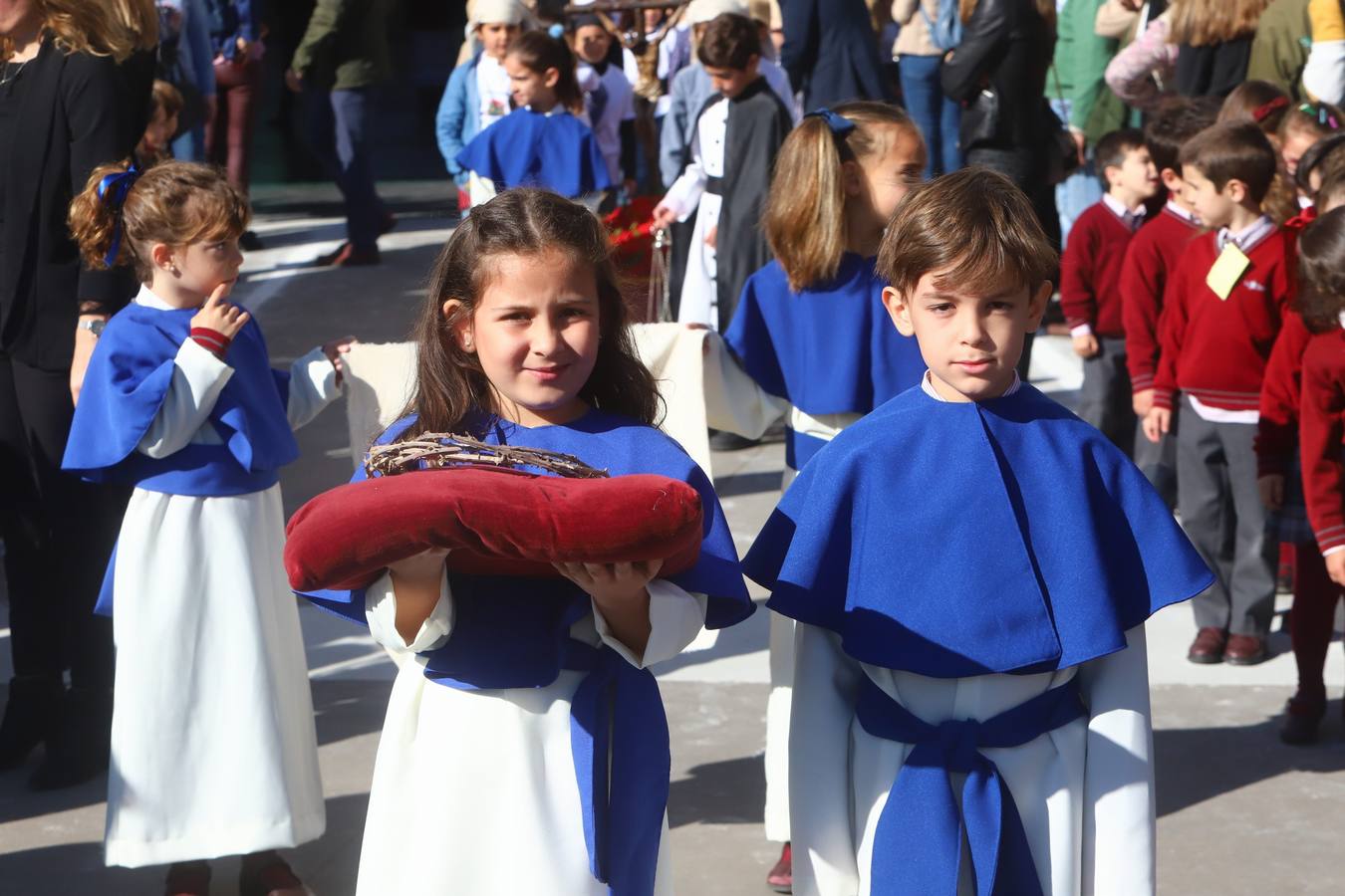 La Semana Santa «chiquita» del colegio La Salle de Córdoba, en imágenes