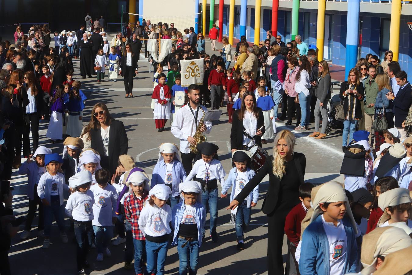 La Semana Santa «chiquita» del colegio La Salle de Córdoba, en imágenes