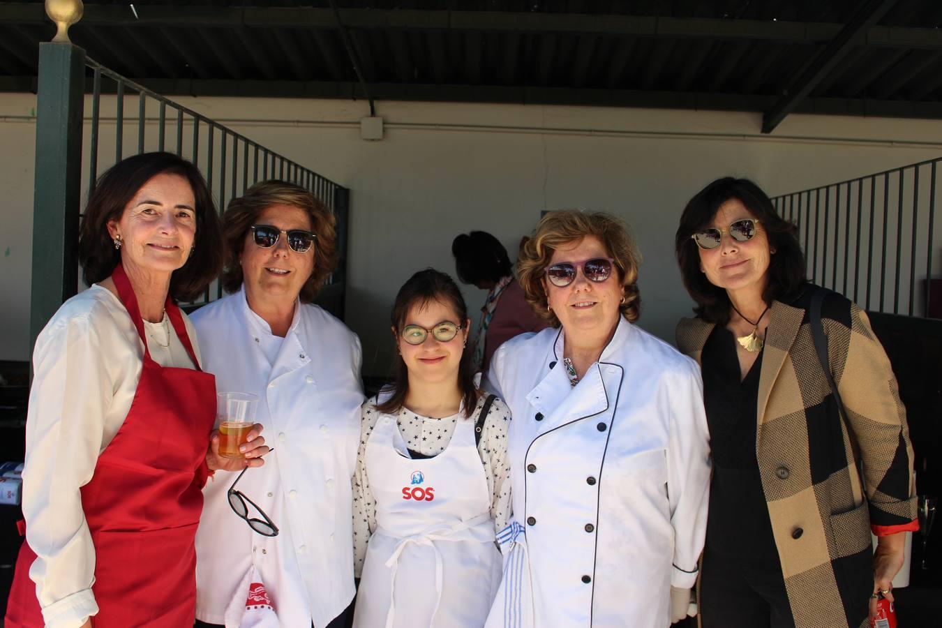 Patricia Borrero, Ángela Beca, Ángela Barón, Reyes Beca y Cristina Borrero