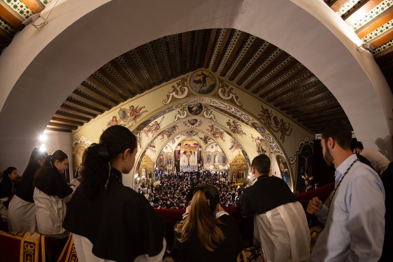 Estación de penitencia del Tiro de Línea el Lunes Santo