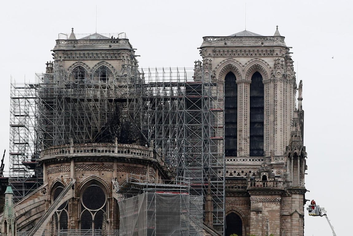 En imágenes: Así ha quedado la catedral de Notre Dame tras el incendio