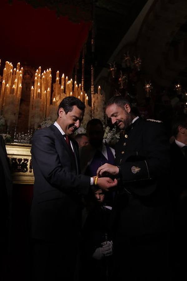 La visita de Juan Manuel Moreno a la Semana Santa de Córdoba, en imágenes