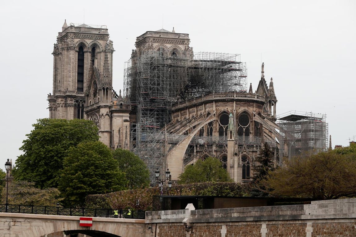En imágenes: Así ha quedado la catedral de Notre Dame tras el incendio