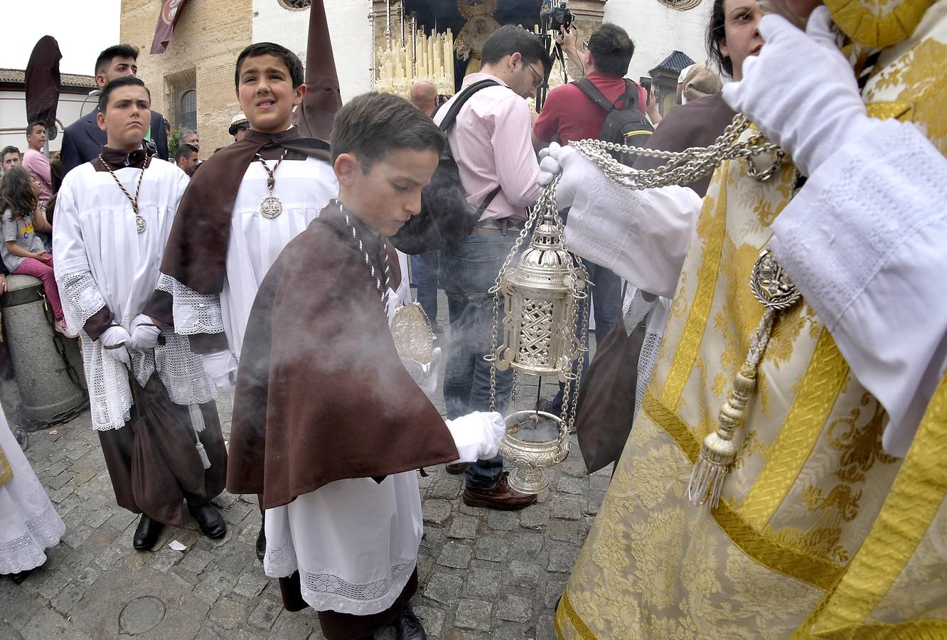 Salida de El Carmen Doloroso este Miércoles Santo, en imágenes