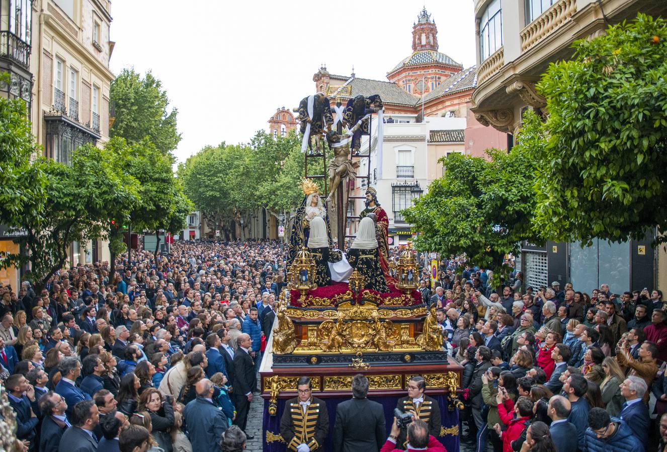 La Quinta Angustia, primera hermandad en la Carrera Oficial