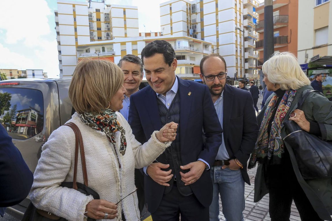 El presidente Moreno Bonilla visita El Puerto