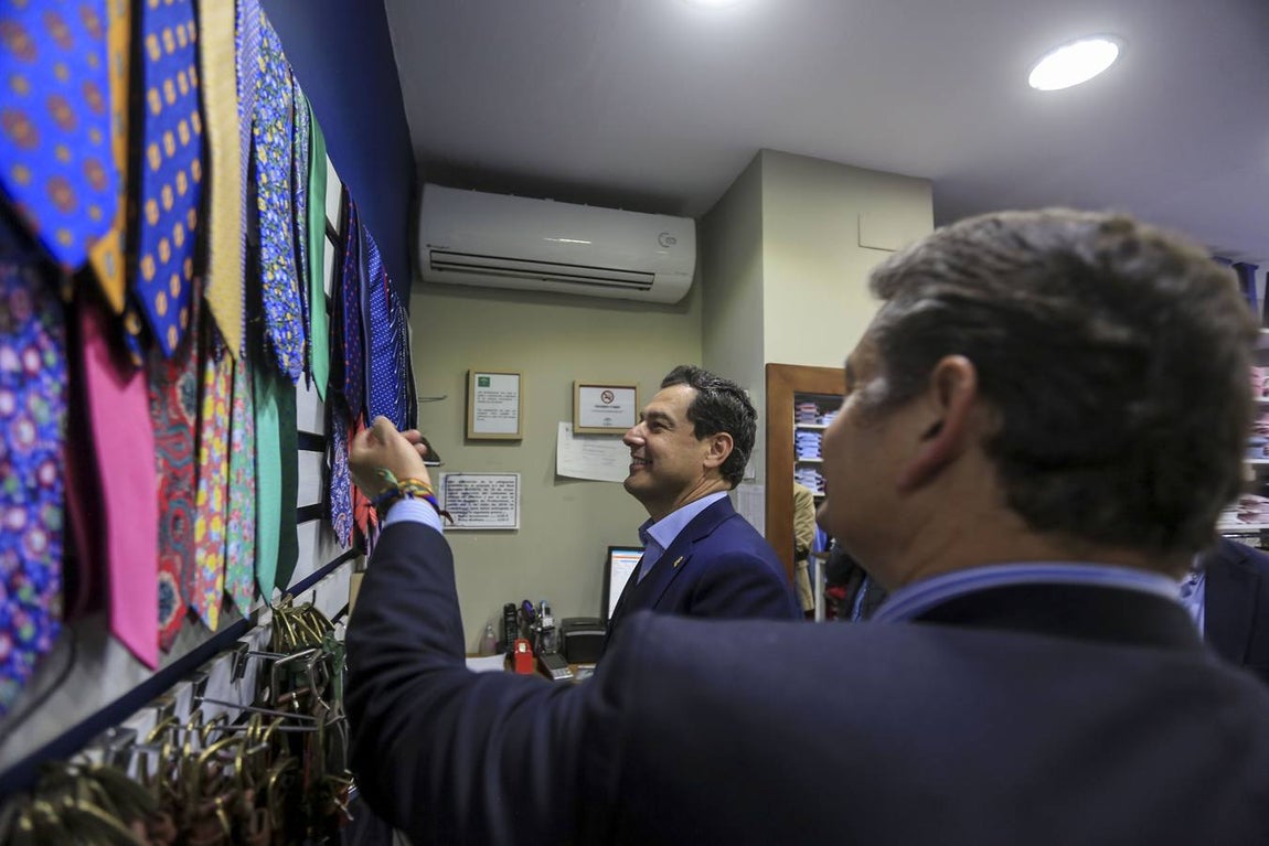 El presidente Moreno Bonilla visita El Puerto