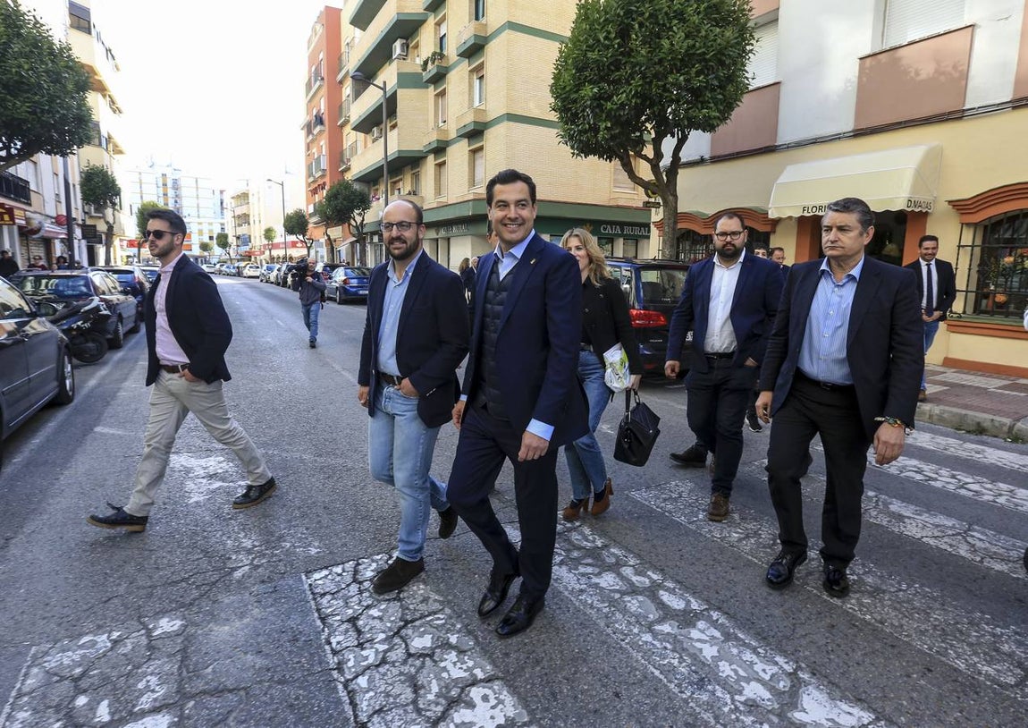 El presidente Moreno Bonilla visita El Puerto