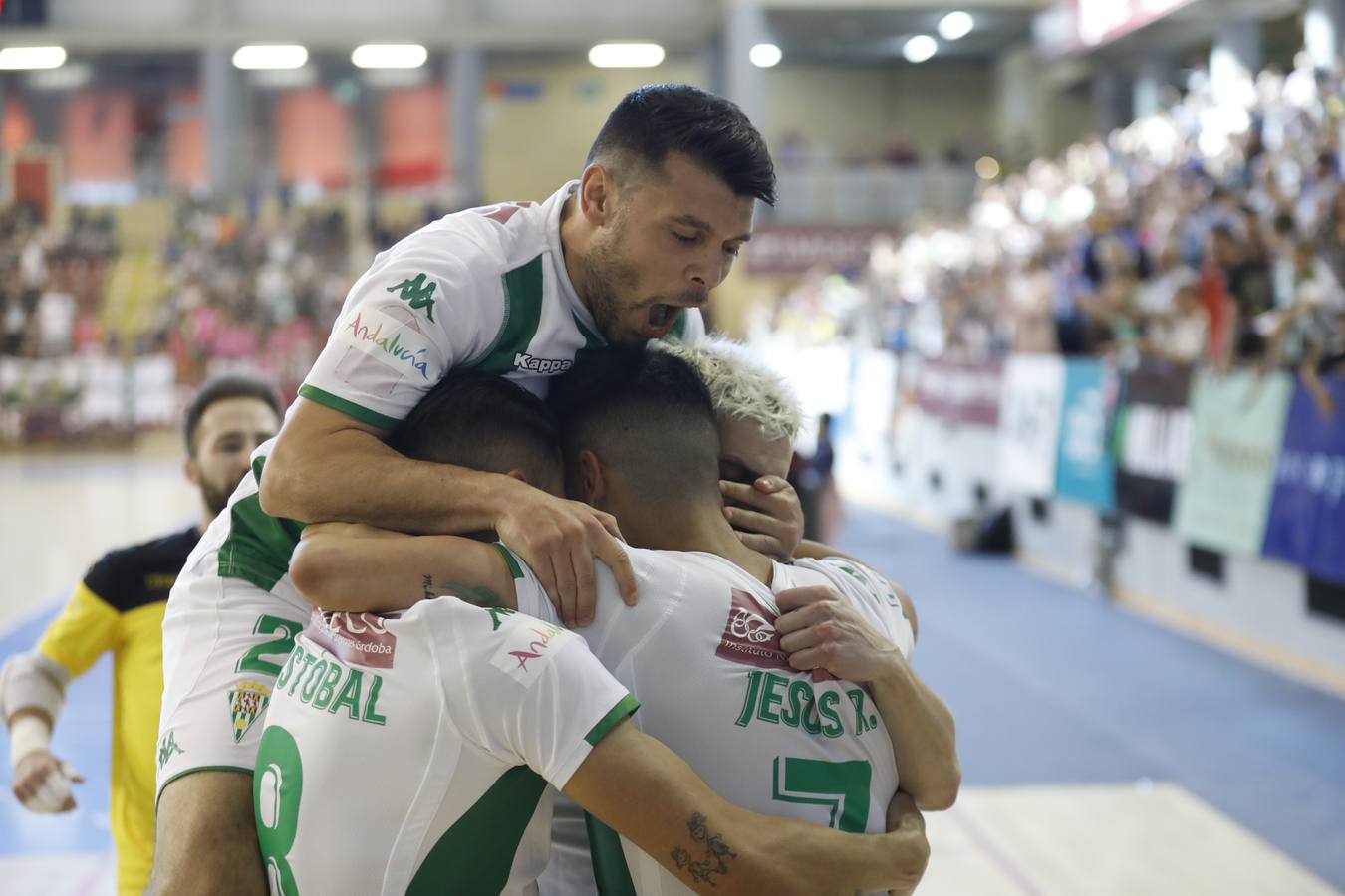 La alegría del Córdoba Futsal por el play-off, en imágenes