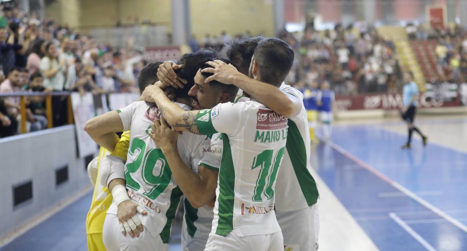 La alegría del Córdoba Futsal por el play-off, en imágenes