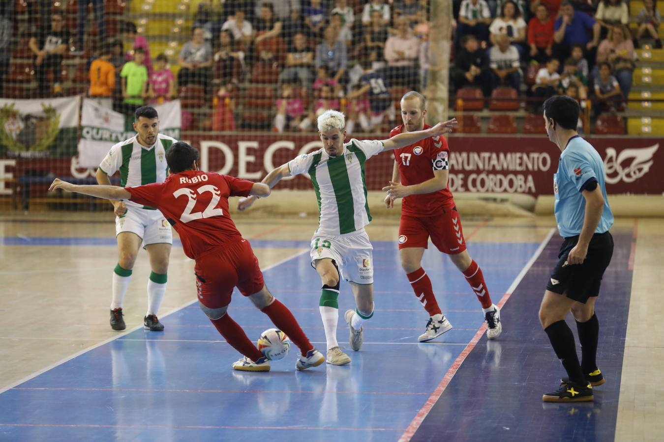 La alegría del Córdoba Futsal por el play-off, en imágenes