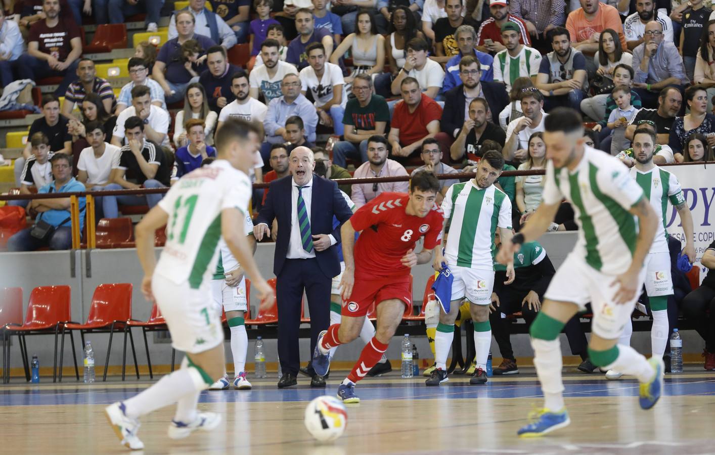 La alegría del Córdoba Futsal por el play-off, en imágenes