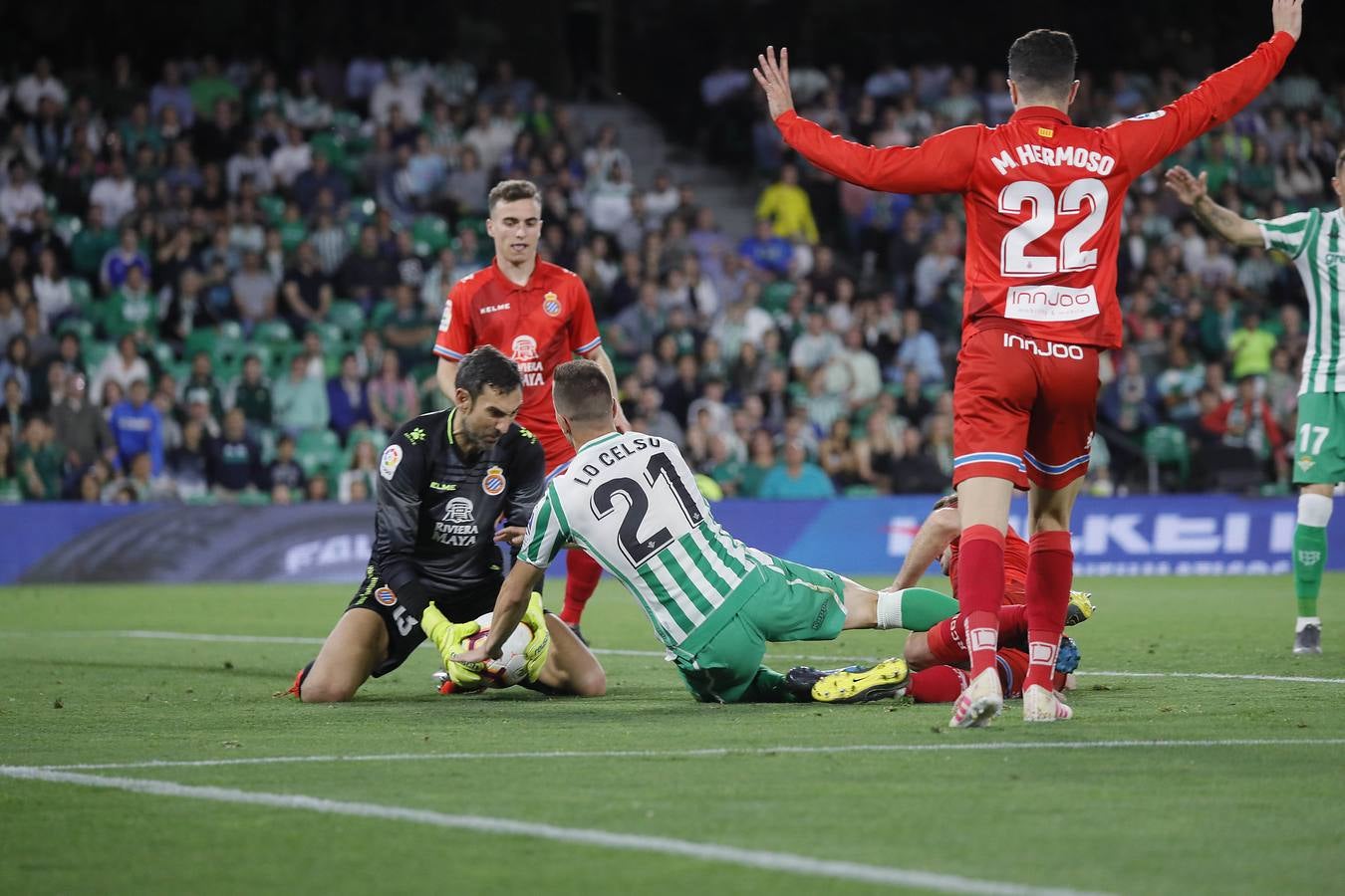 Las imágenes del Betis - Espanyol