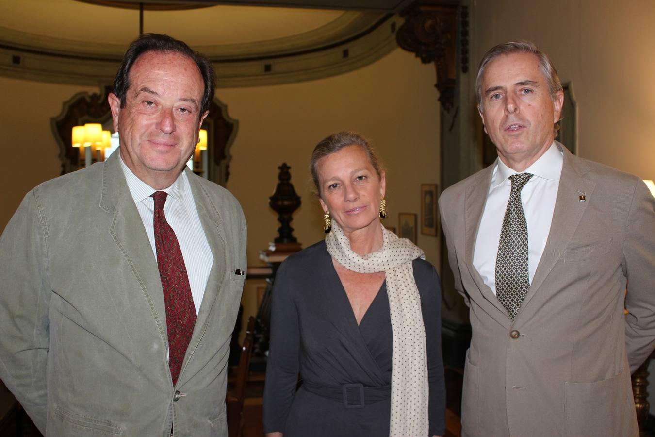 Antonio Castaño, Adela González y Adolfo Crespo