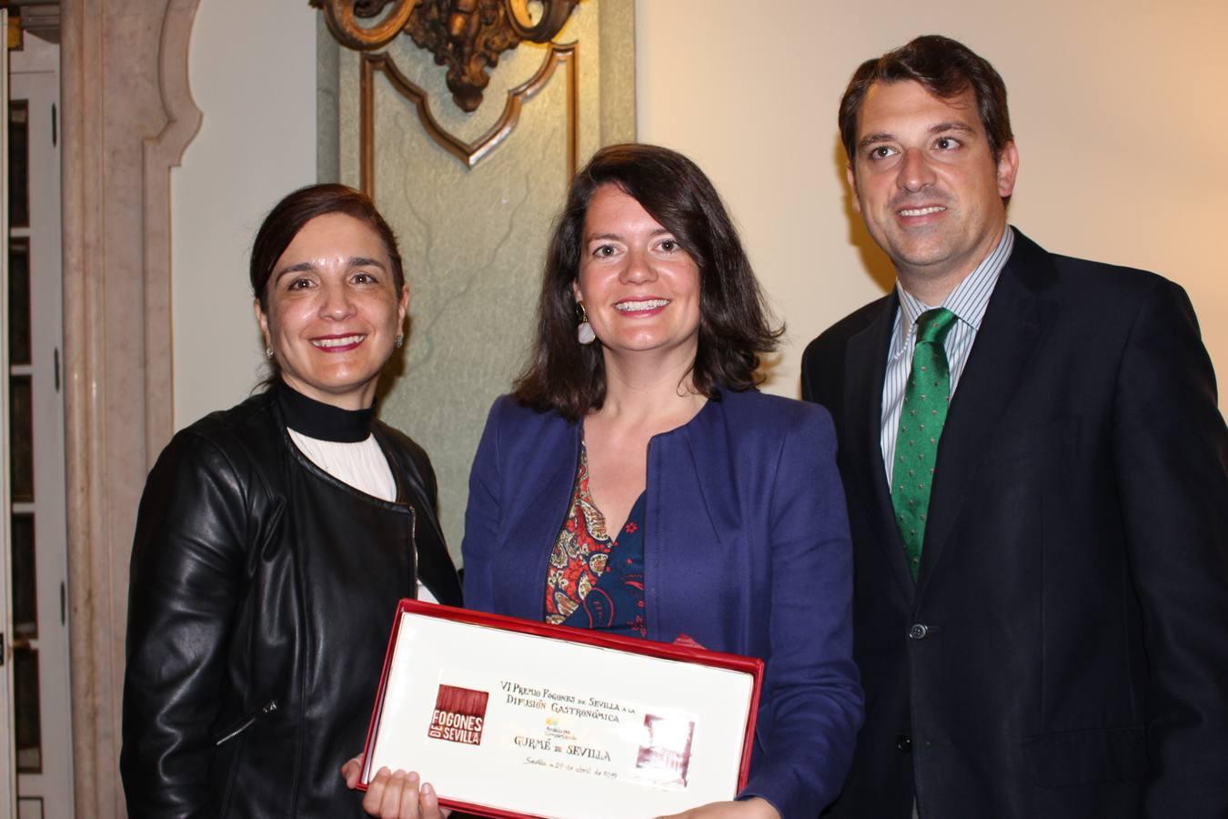 Mercedes Camacho, Isabel Aguilar y Miguel Ángel Jiménez