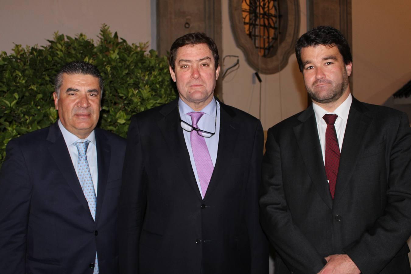 Juan Ramón Cortés, Ignacio Candau y João Queirós