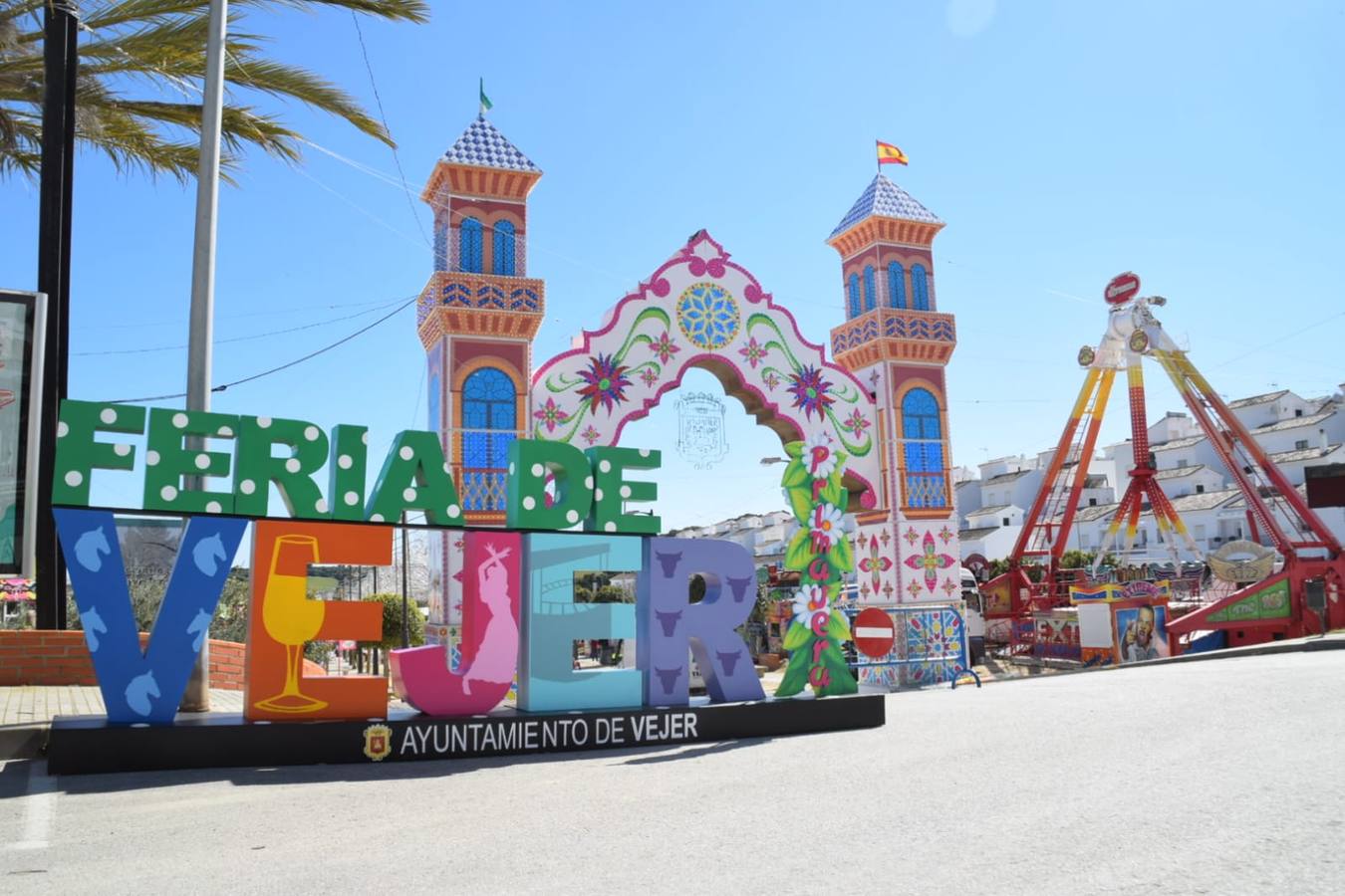 FOTOS: Preparativos para la Feria de Vejer 2019