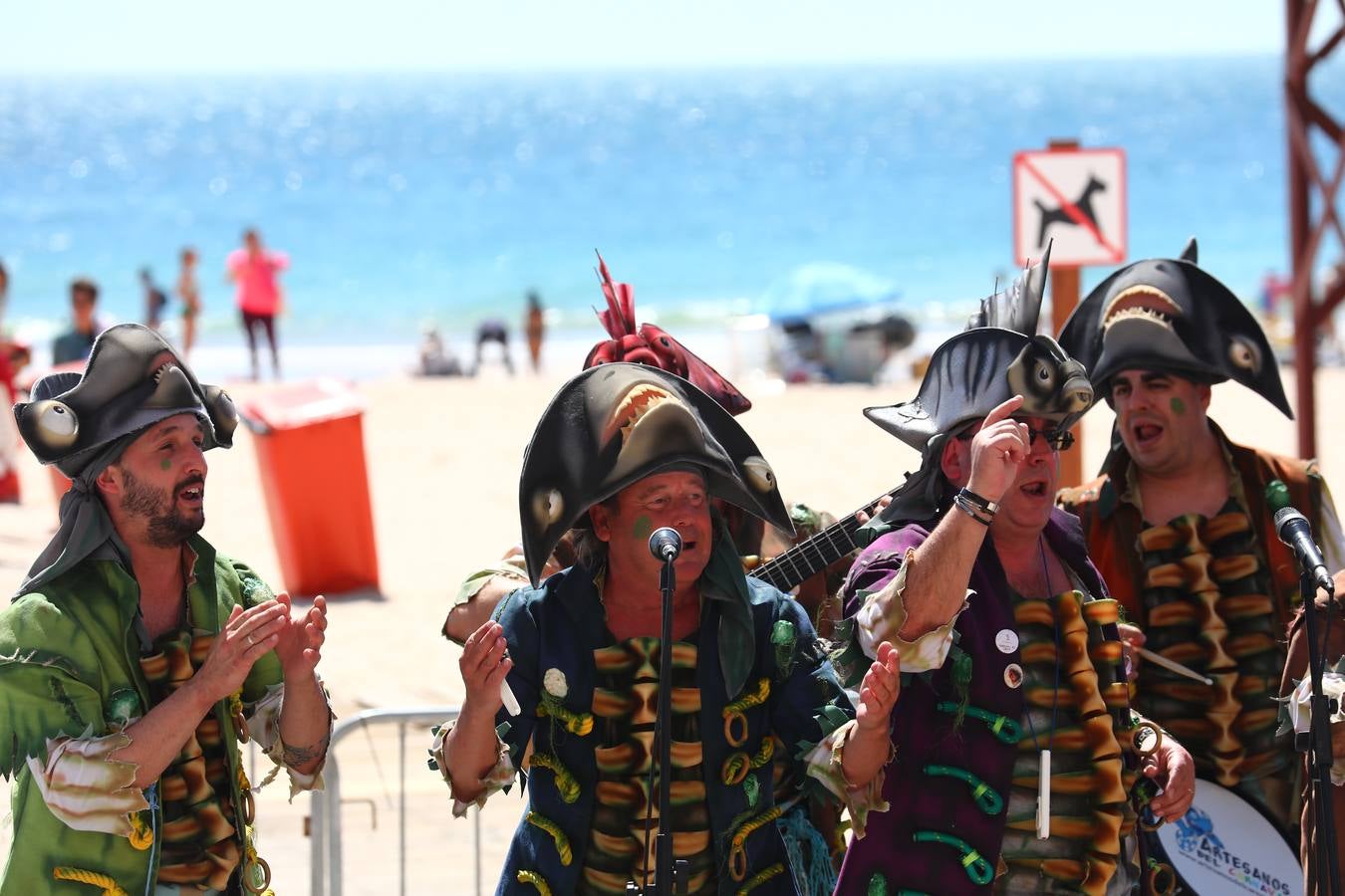 Batalla de coplas o carnaval en bañador