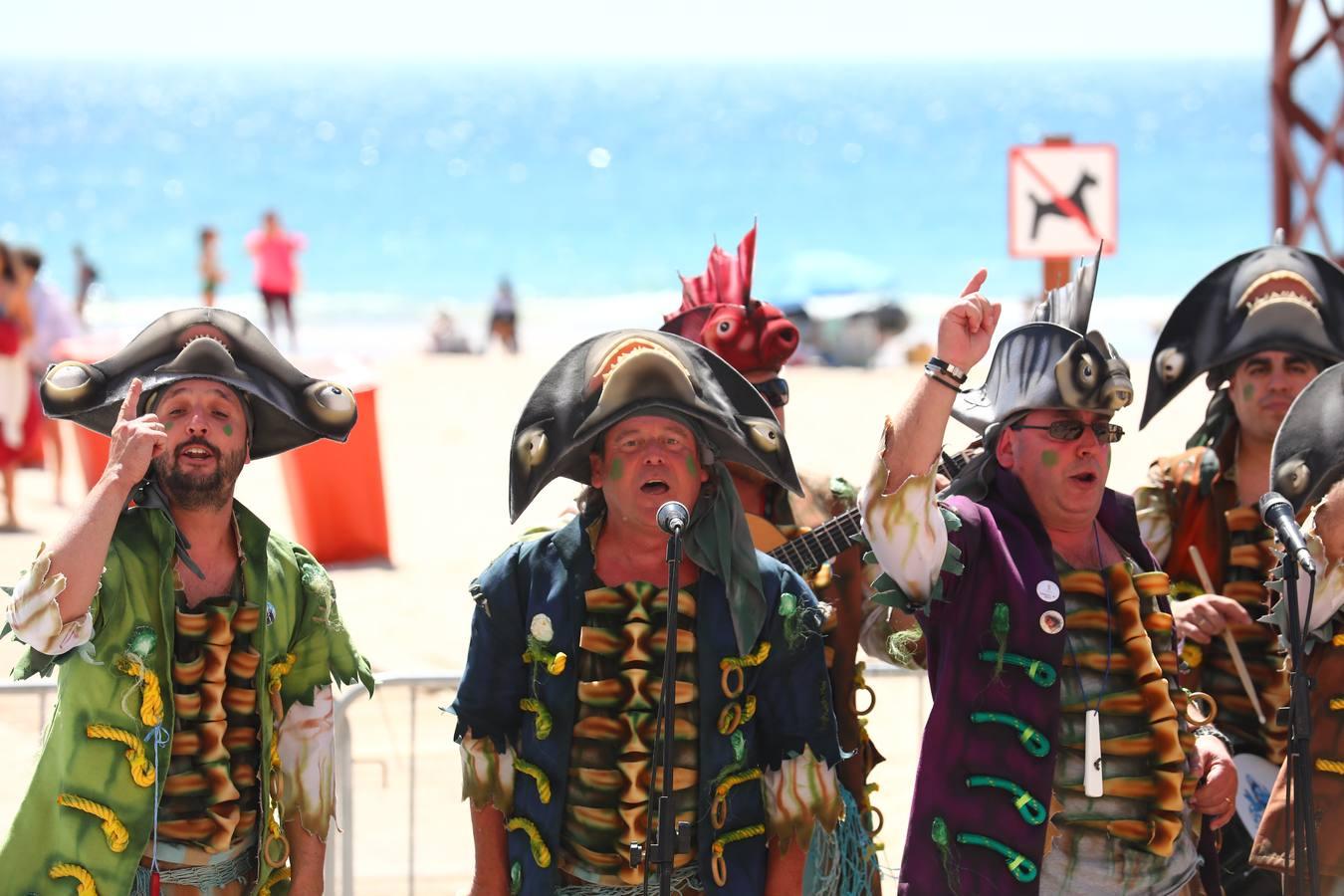 Batalla de coplas o carnaval en bañador