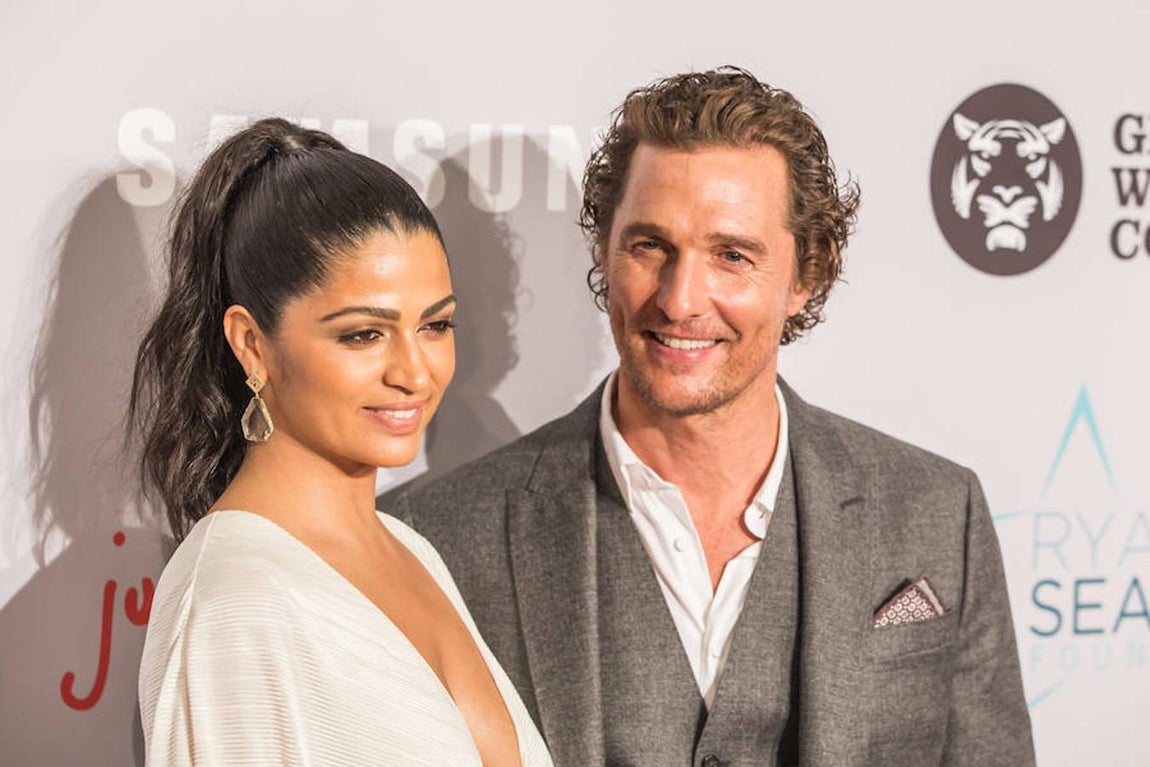 Matthew McConaughey y Camila Alves. 
