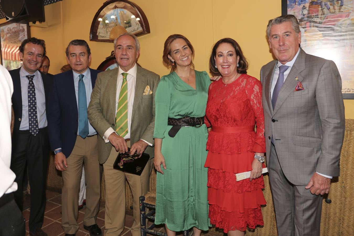 Ignacio Díez, Antonio Sanz, Dr Gómez Angulo, Sol Cruz Guzmán, Rosa García Alonso y Miguel Gallego