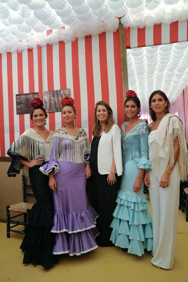 Ana Girón, Cristina Losada, Emilia León, Belén Escacena y Natalia Urigüen