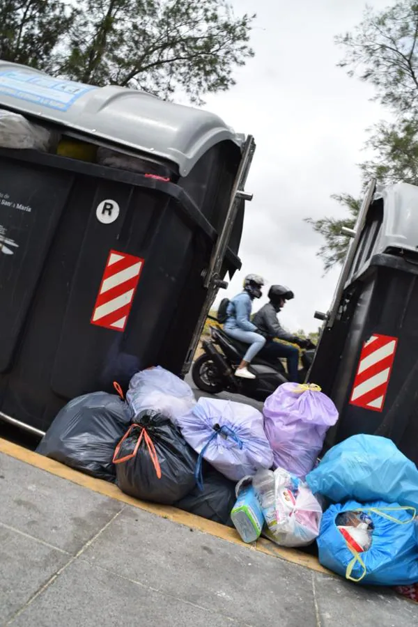 FOTOS: La basura, protagonista el domingo de motorada