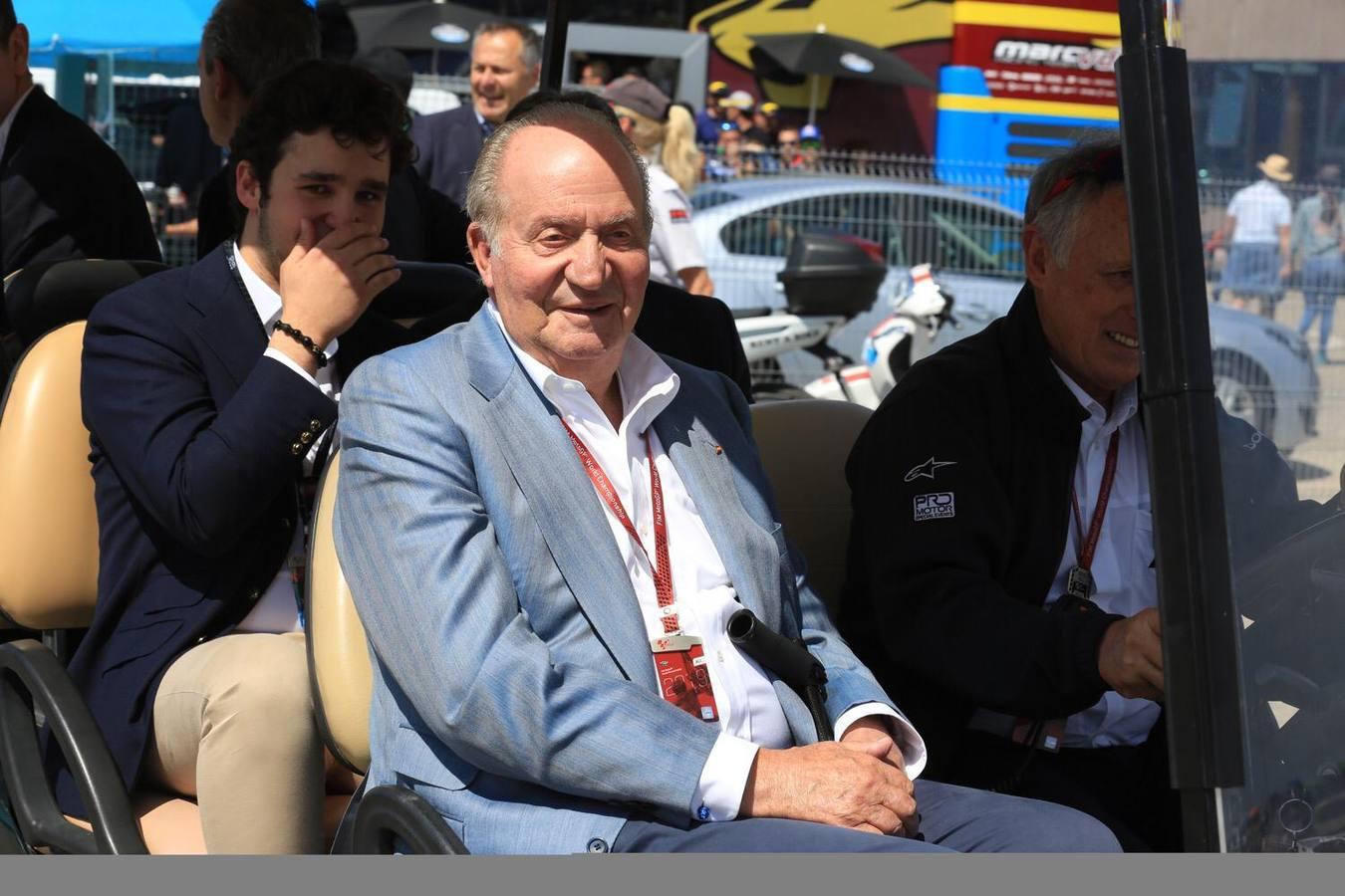FOTOS: Don Juan Carlos vive en directo en Jerez el GP