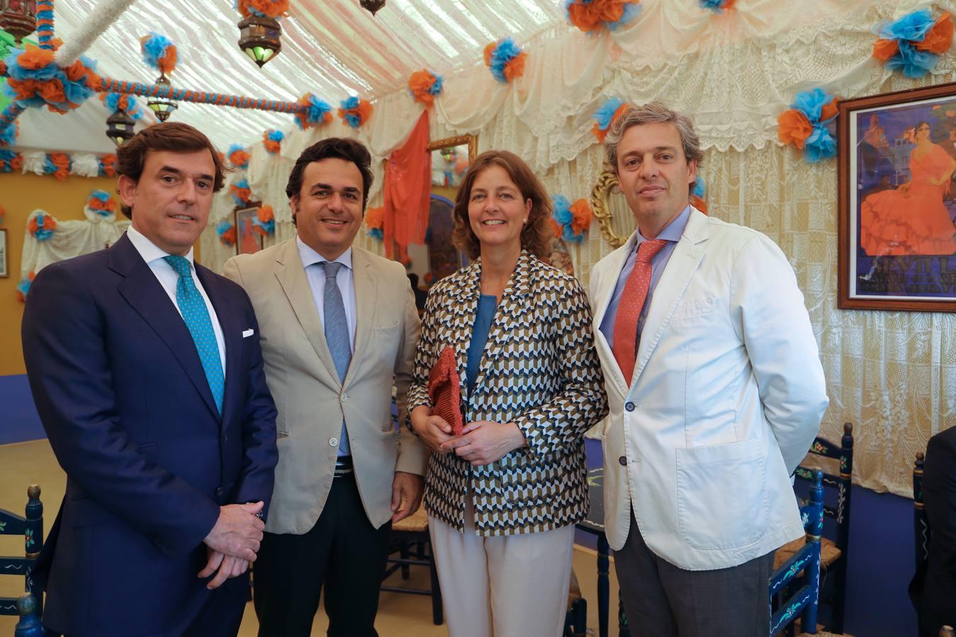 Pablo Bores, Pablo del Estad, Araceli Sánchez León y José Luis Vargas