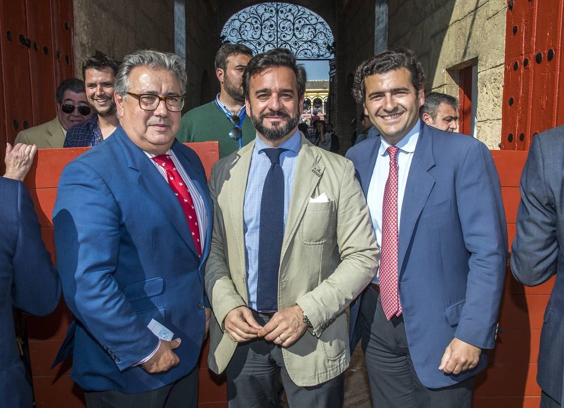 Juan Ignacio Zoido, Manuel Alejandro Cardenete y Juan Ignacio Zoido hijo