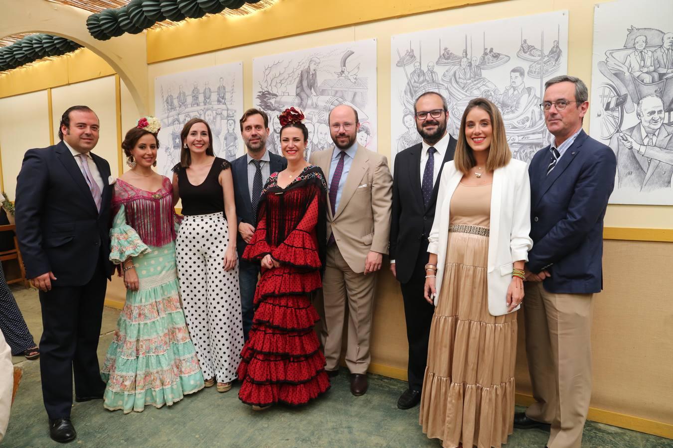 José Manuel León, Montse Domínguez, Valle Jiménez, Manuel Jesús Carballido, Silvia López, Javier Pichardo, Antonio Oltra, Sandra de la Vega y José María Calero