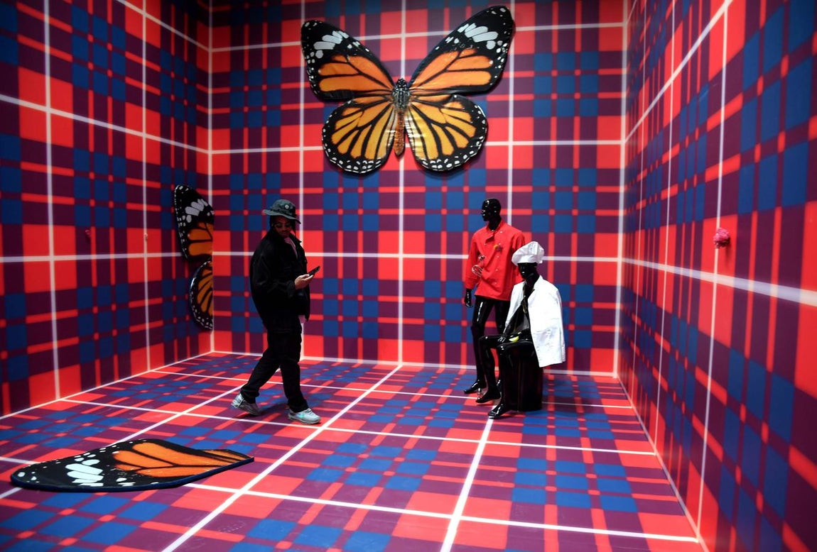 «The new life», de Anthea Hamilton (Gran Bretaña). 