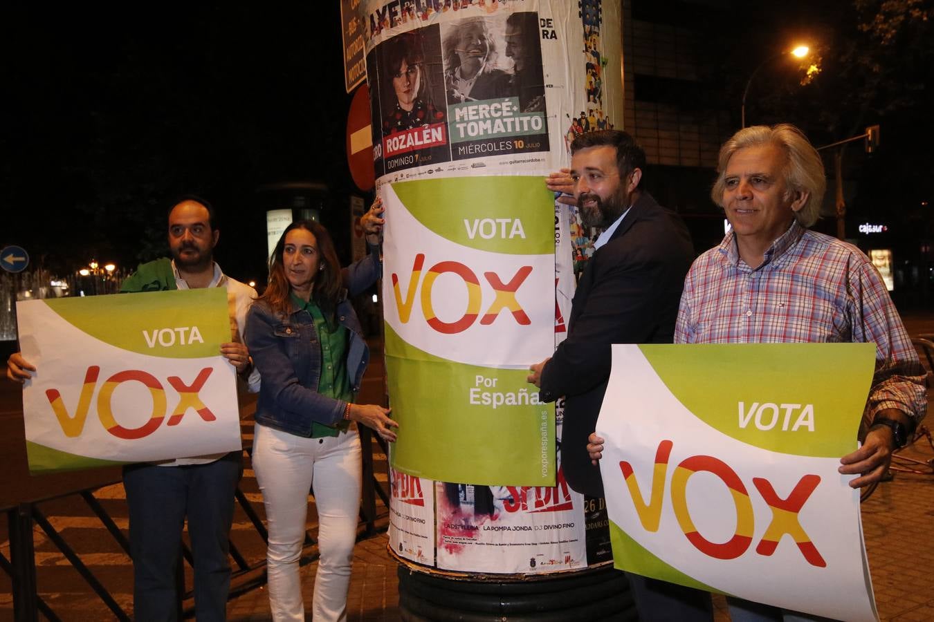 El inicio de campaña de Vox en Córdoba, en imágenes