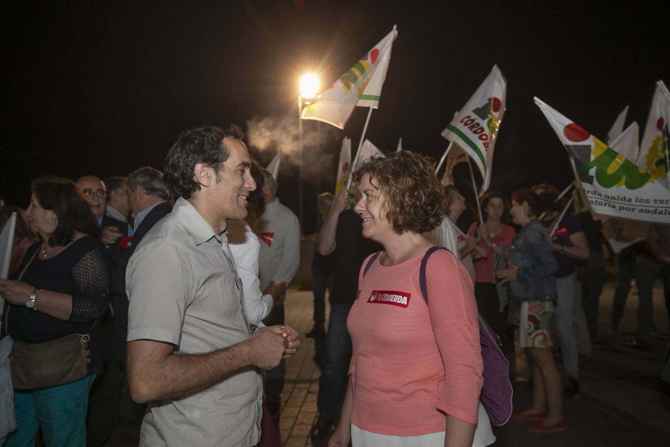 El inicio de la campaña de IU en Córdoba, en imágenes