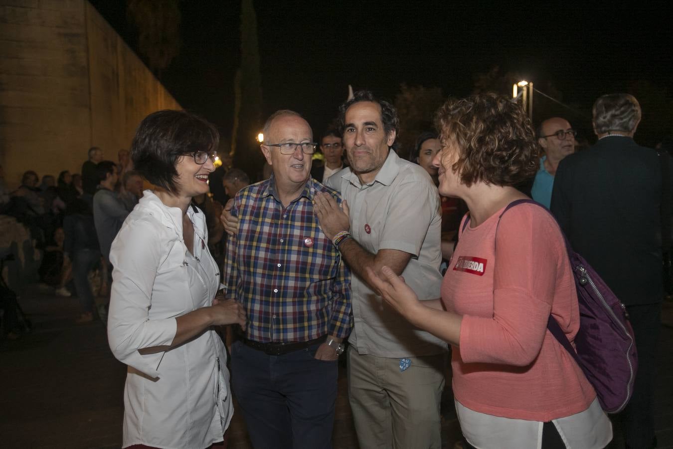 El inicio de la campaña de IU en Córdoba, en imágenes