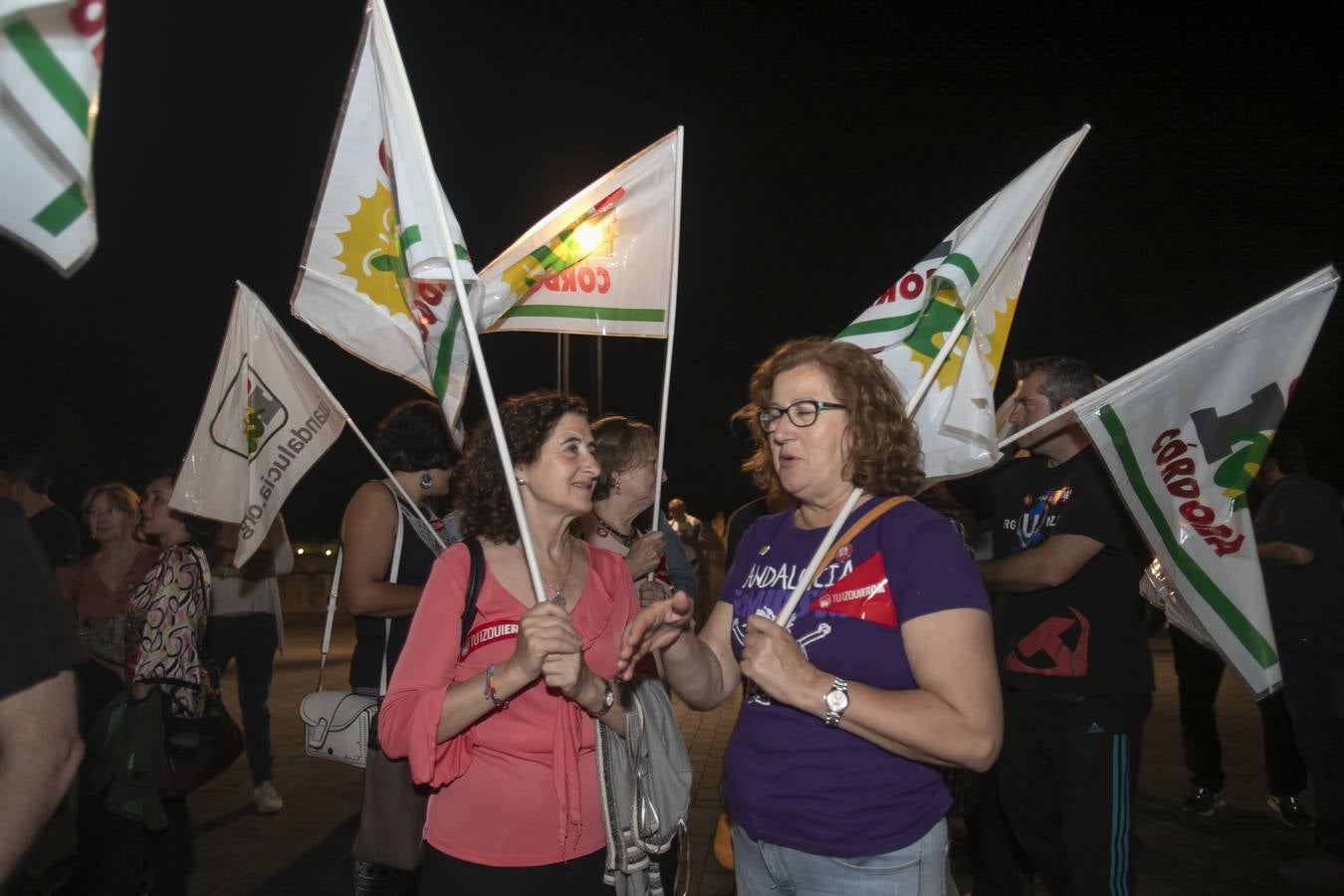 El inicio de la campaña de IU en Córdoba, en imágenes