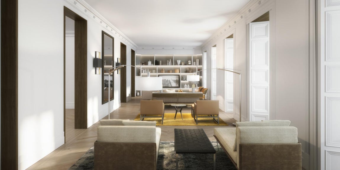 Cortes: 2.350.000 €. La calle debe su bombre a "Don Juan Tenorio" y sus rincones menos bulliciosos del centro y a su alrededor hay restaurantes de lujo, boutiques de alta costura y centros culturales. La finca es un edificio de obra nueva fruto de una rehabilitación integral en el edificio histórico. Cuenta con piscina climatizada, spa, gimnasio, sala de reuniones y sala de proyección de uso comunal